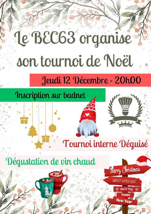 Tournoi de Noël du BEC